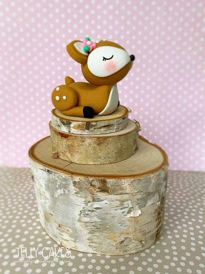 Baby Deer Cake Topper for Baby Showers and Birthdays