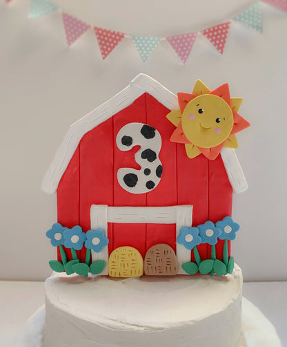 Barn Cake Topper
