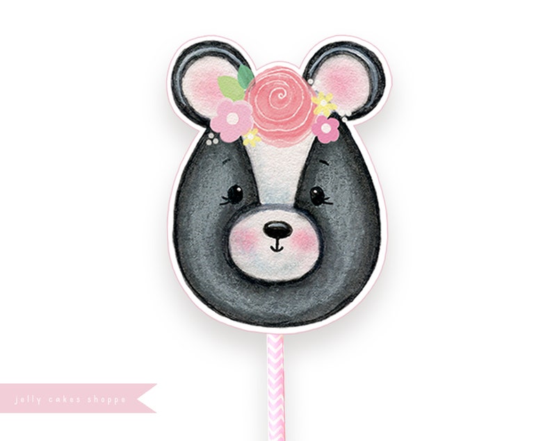 Woodland Animals Cake Topper