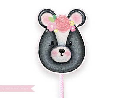 Woodland Animals Cake Topper