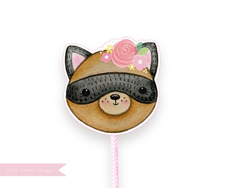 Woodland Animals Cake Topper