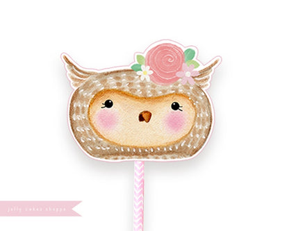 Woodland Animals Cake Topper