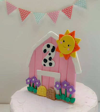 Barn Cake Topper