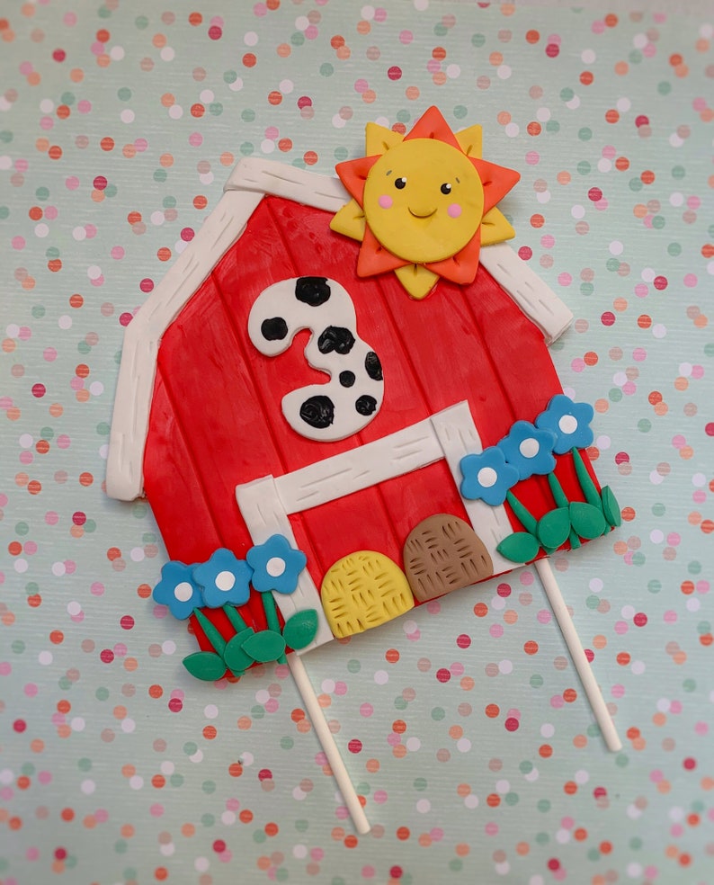 Barn Cake Topper